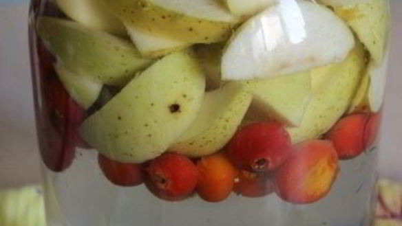 ШАГ 3. компот из шиповника и яблок на зиму