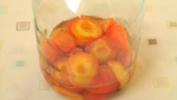 ШАГ 4. компот из слив и абрикос на зиму