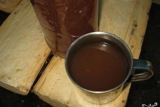 Компот из сухофруктов и свежих яблок