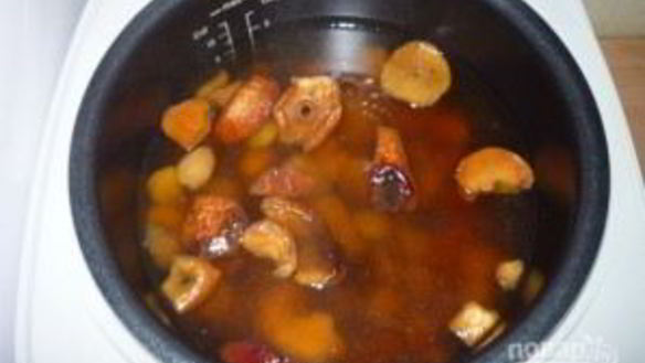 ШАГ 6. компот из сухофруктов в мультиварке панасоник