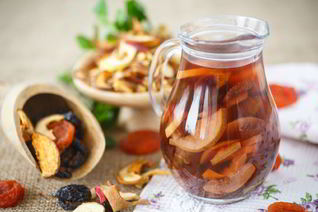 Компот из свежих сухофруктов