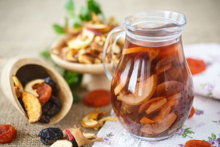 Компот из свежих сухофруктов