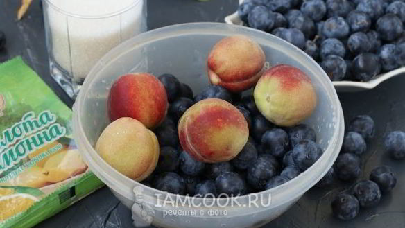 ШАГ 3. компот из терна и персиков на зиму