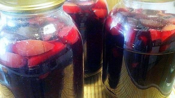 ШАГ 4. компот из терна и яблок