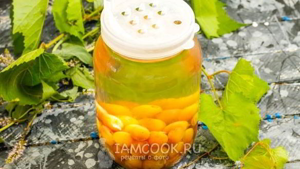 ШАГ 14. компот из винограда кишмиш на зиму