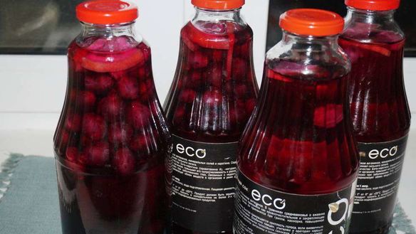 ШАГ 6. компот из винограда на зиму