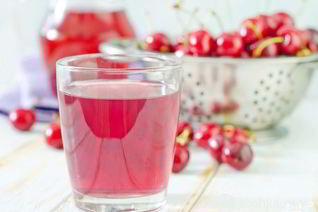 Компот из вишни без закатки