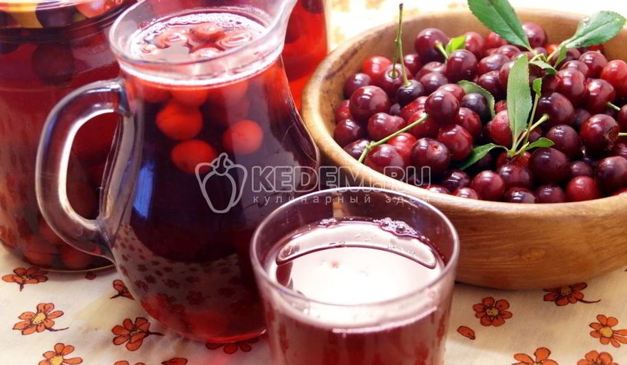 Рецепт компот из вишни