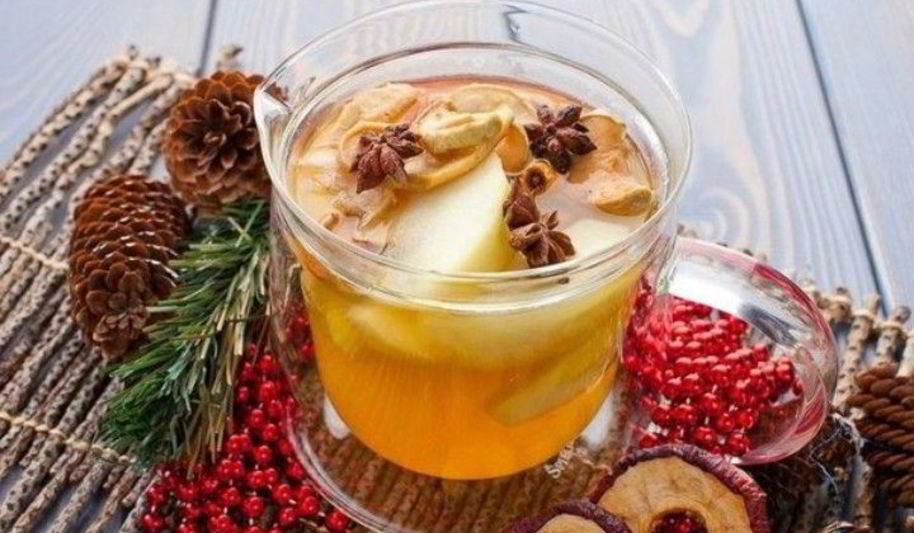 Рецепт компот из яблок и сухофруктов