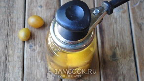 ШАГ 13. компот из желтой сливы на зиму