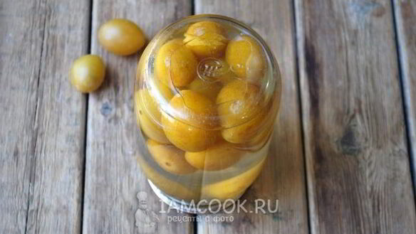 ШАГ 14. компот из желтой сливы на зиму