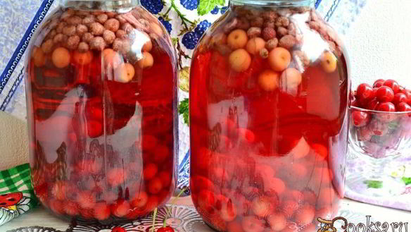 ШАГ 5. вишнево-клубничный компот с мятой на зиму