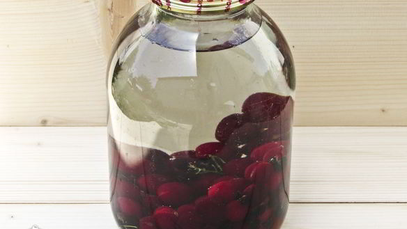 ШАГ 6. вишневый компот с черной смородиной на зиму