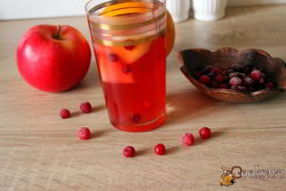 Яблочно-клюквенный компот