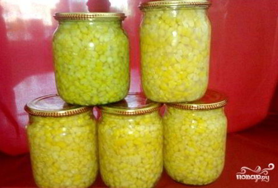 Кукуруза на зиму без стерилизации