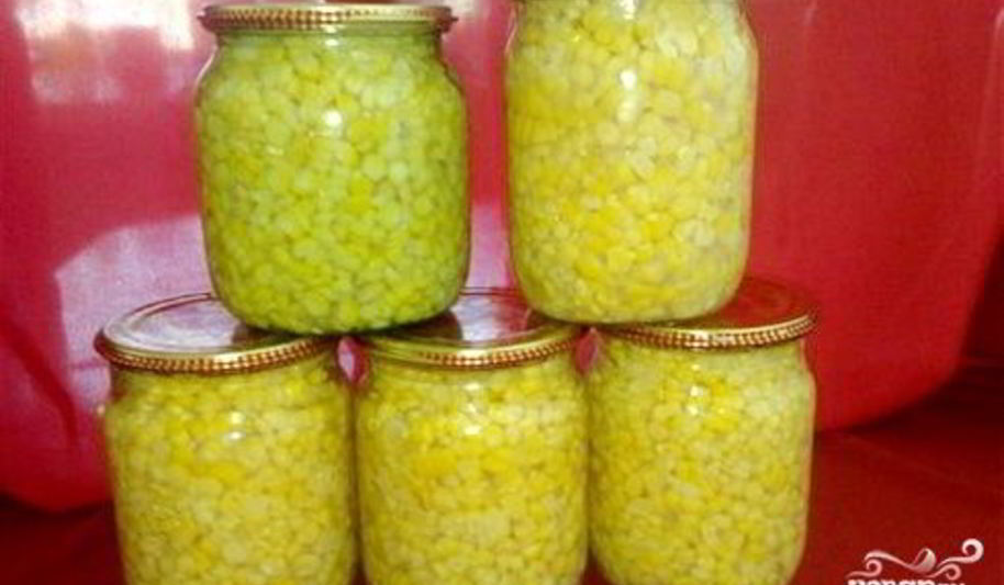 Рецепт кукуруза на зиму без стерилизации