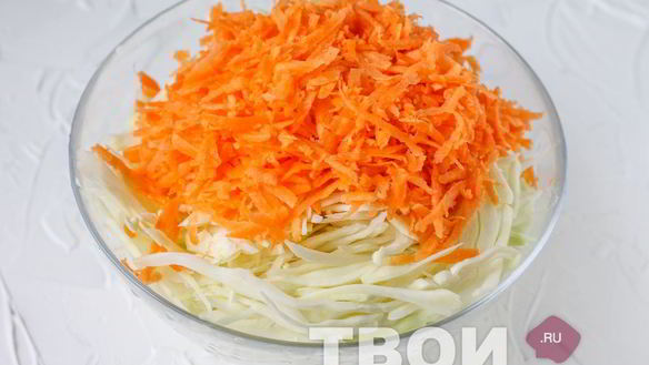 ШАГ 2. квашеная капуста на зиму