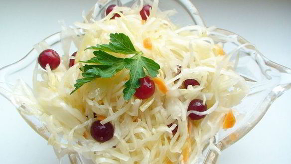ШАГ 7. квашеная капуста с клюквой