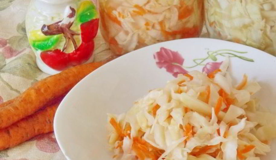 Рецепт квашеная капуста с морковью и сахаром
