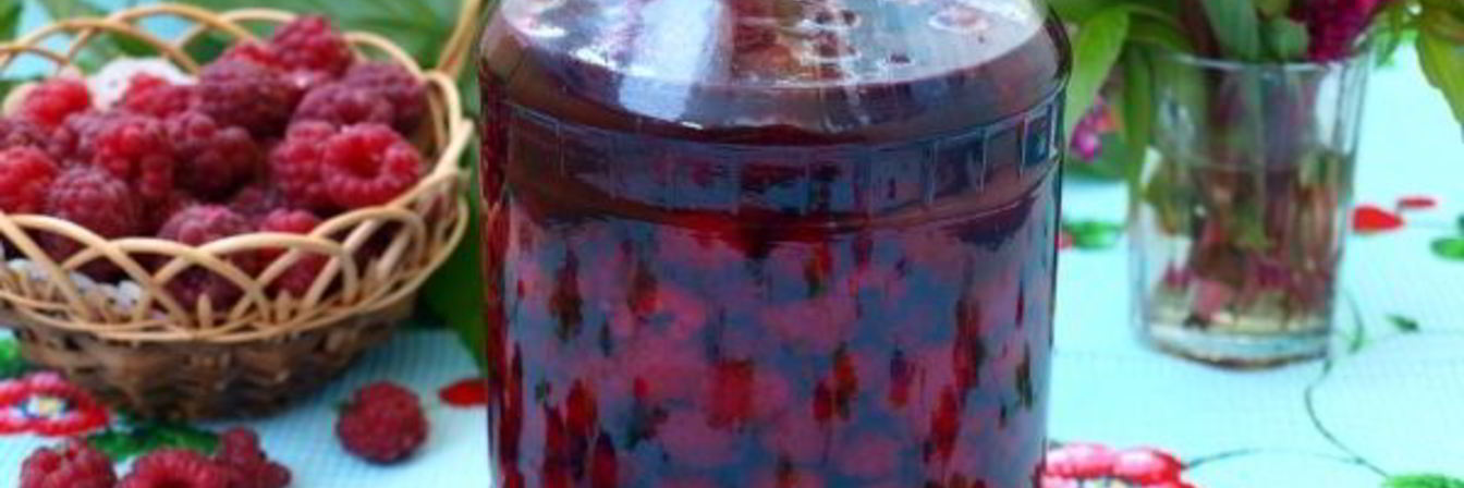 Малина в собственном соку на зиму