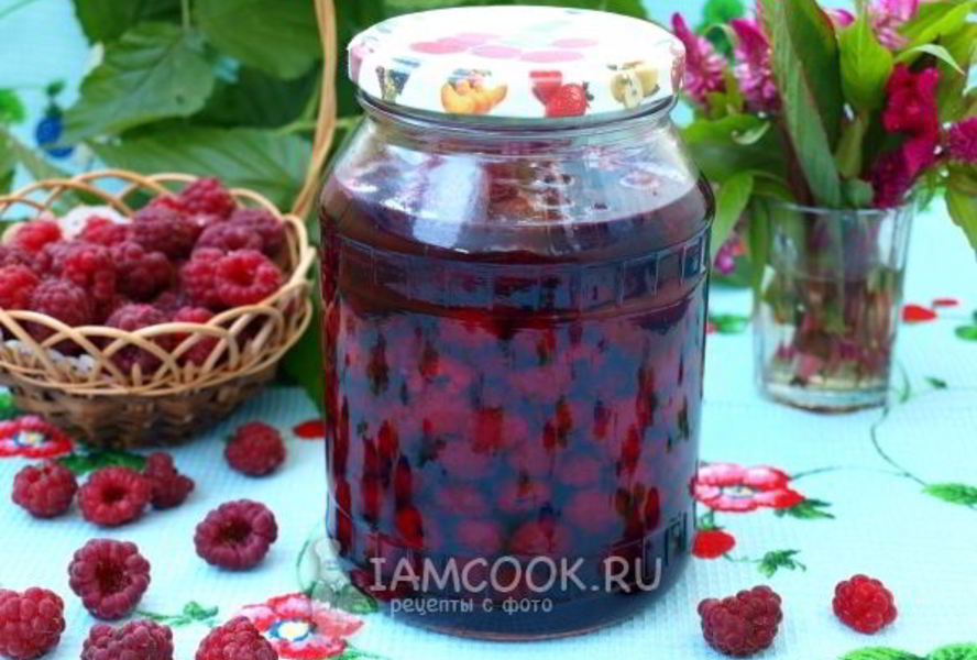 Малина в собственном соку на зиму