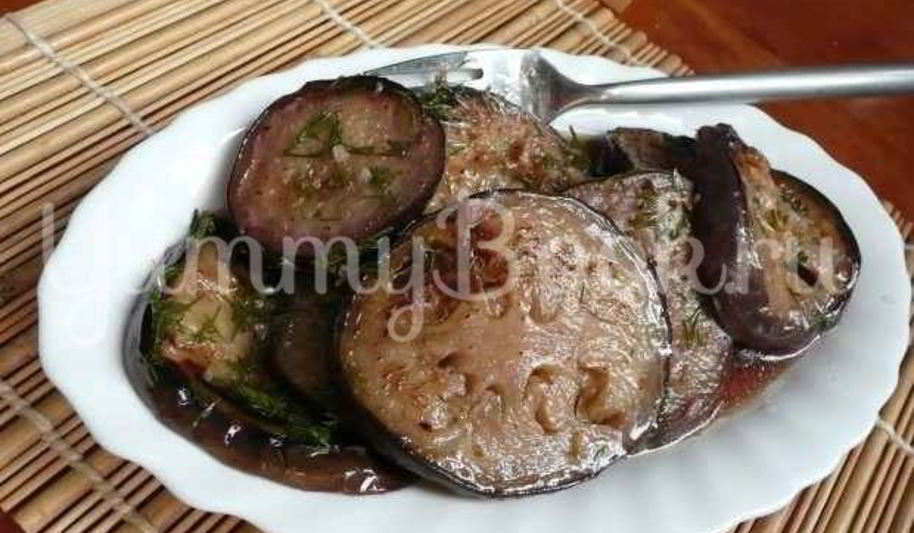 Рецепт баклажаны маринованные