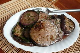 Быстро маринованные баклажаны