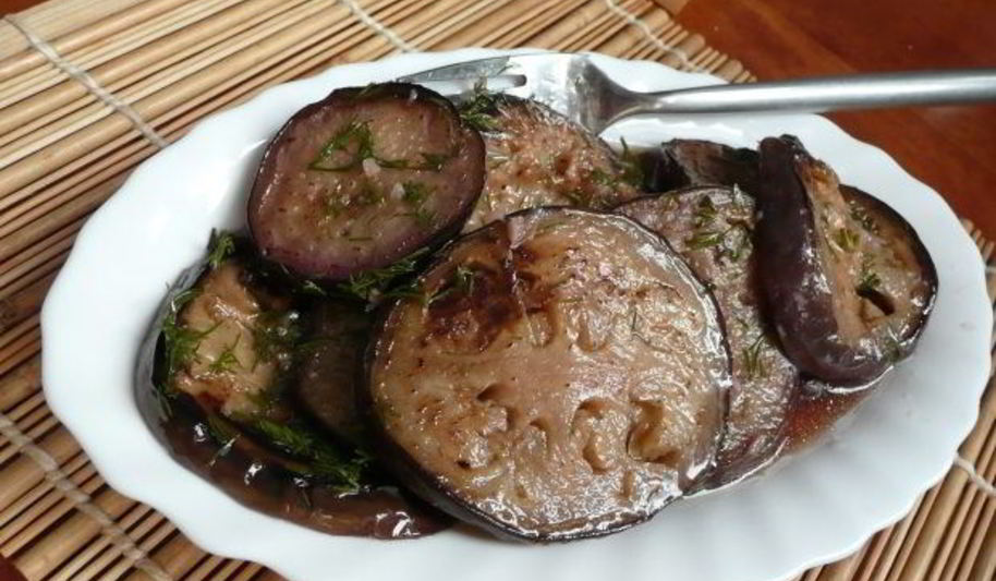 Рецепт быстро маринованные баклажаны