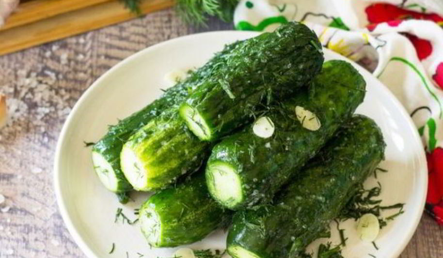 Рецепт быстрые маринованные огурцы без закатки