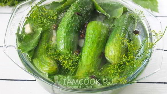 ШАГ 7. быстрые маринованные огурцы