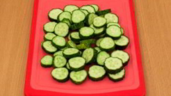 ШАГ 2. черри, огурцы, болгарский перец маринованные по-быстрому