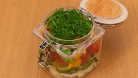 ШАГ 7. черри, огурцы, болгарский перец маринованные по-быстрому