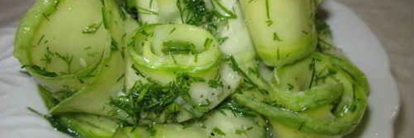 Кабачки, маринованные без закатки