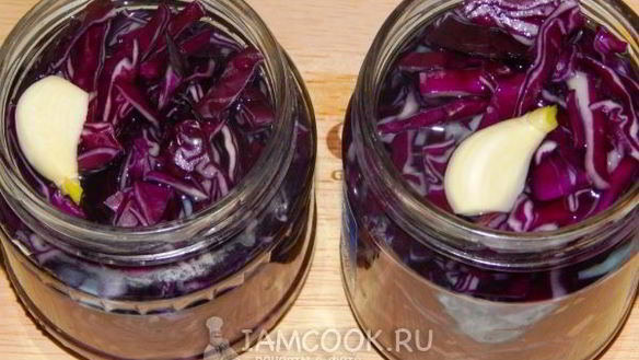 ШАГ 10. капуста краснокочанная, маринованная на зиму