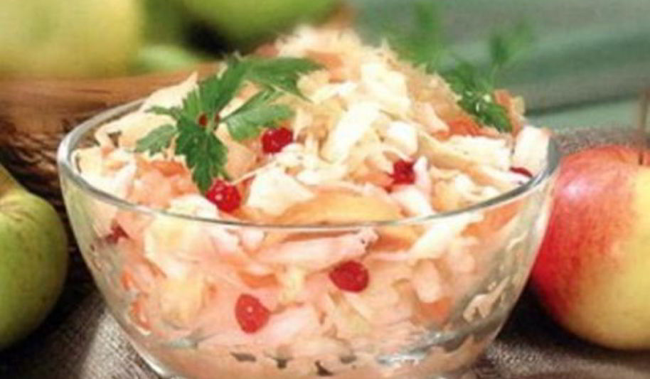Рецепт капуста, маринованная с яблоками