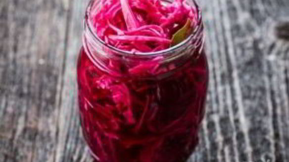 ШАГ 4. краснокочанная капуста маринованная