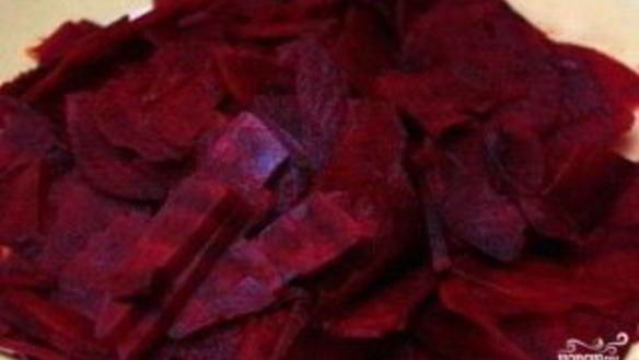 ШАГ 2. маринованная капуста кусочками со свеклой