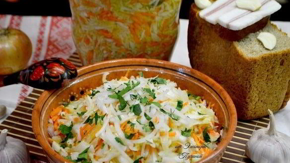 ШАГ 5. маринованная капуста с морковью