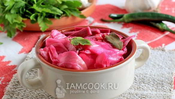 ШАГ 10. маринованная капуста со свеклой