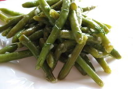 Маринованная стручковая фасоль