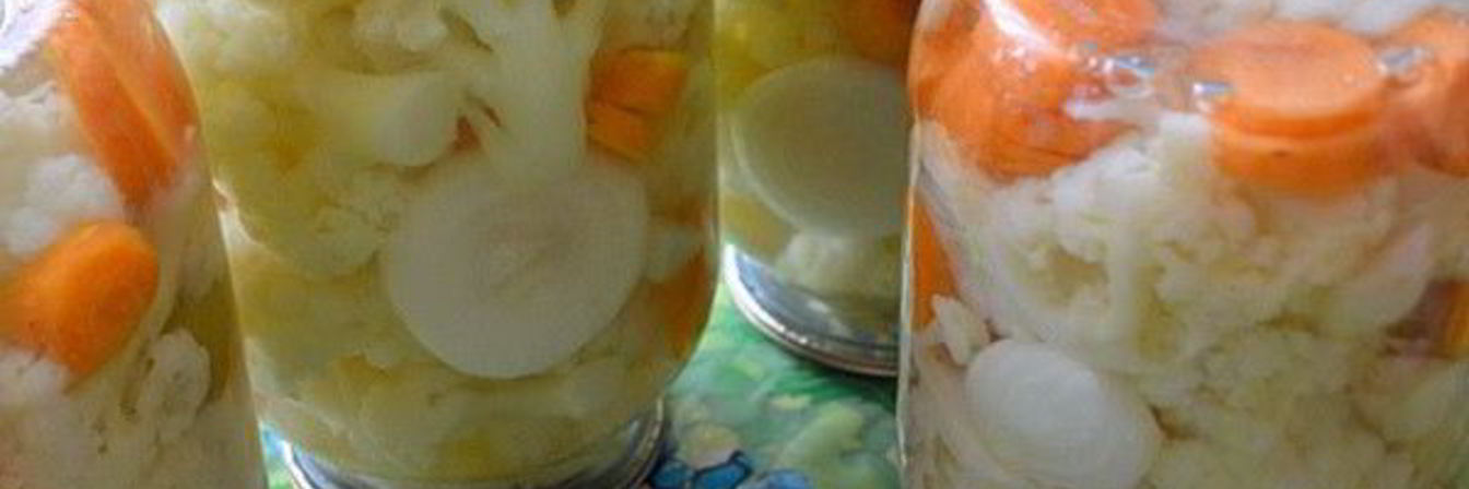 Маринованная цветная капуста на зиму