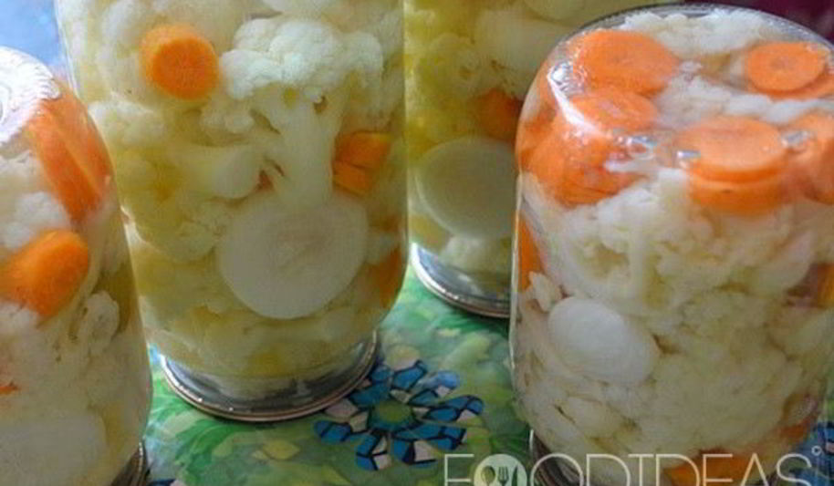 Рецепт маринованная цветная капуста на зиму