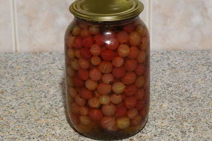 Маринованный крыжовник