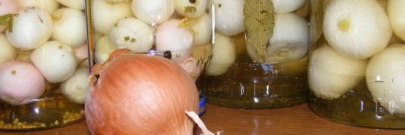 Маринованный лук на зиму