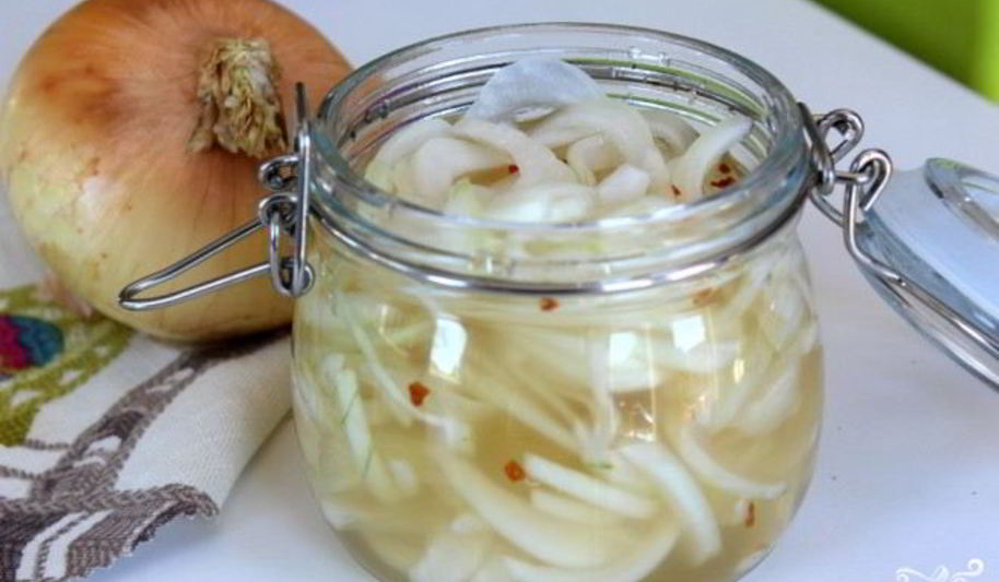 Рецепт маринованный лук в уксусе