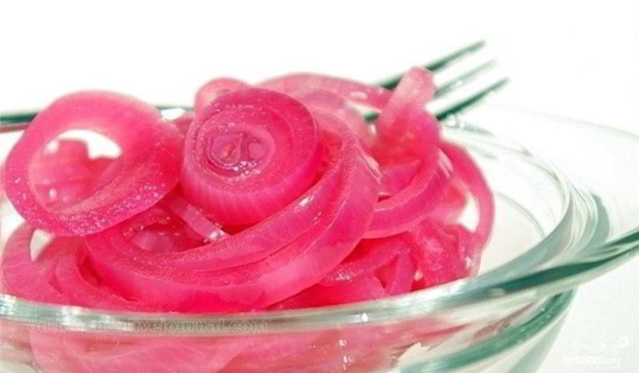 Рецепт маринованный лук