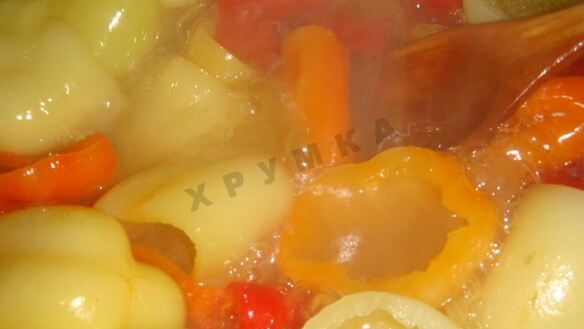 ШАГ 6. маринованный перец с медом на зиму