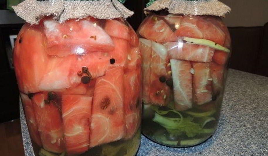 Рецепт маринованные арбузы в банках