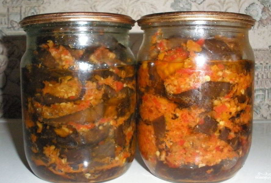 Маринованные баклажаны на зиму