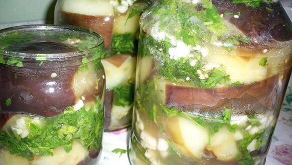 ШАГ 4. маринованные баклажаны